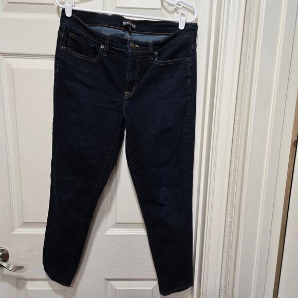 J.Crew Mercantile Dark Wash Skinny Jeans W31 L28 - Picture 4 of 8